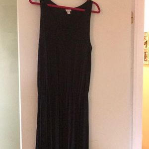Long black maxi dress
